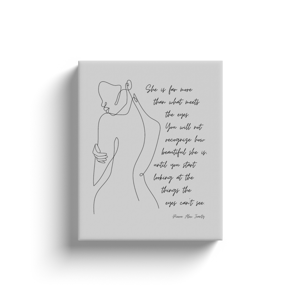 More Than What Meets The Eyes (Canvas Wrap)