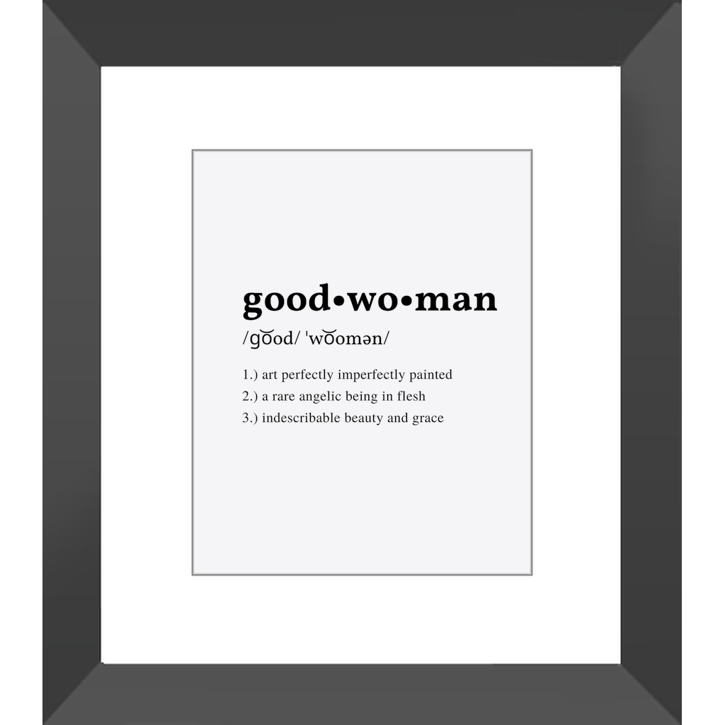 Good Woman (Framed Print)