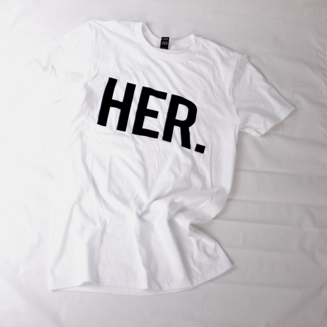 HER. Unisex Short Sleeve Crew Neck T-Shirt