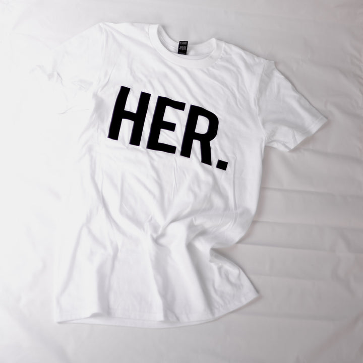 HER. Unisex Short Sleeve Crew Neck T-Shirt