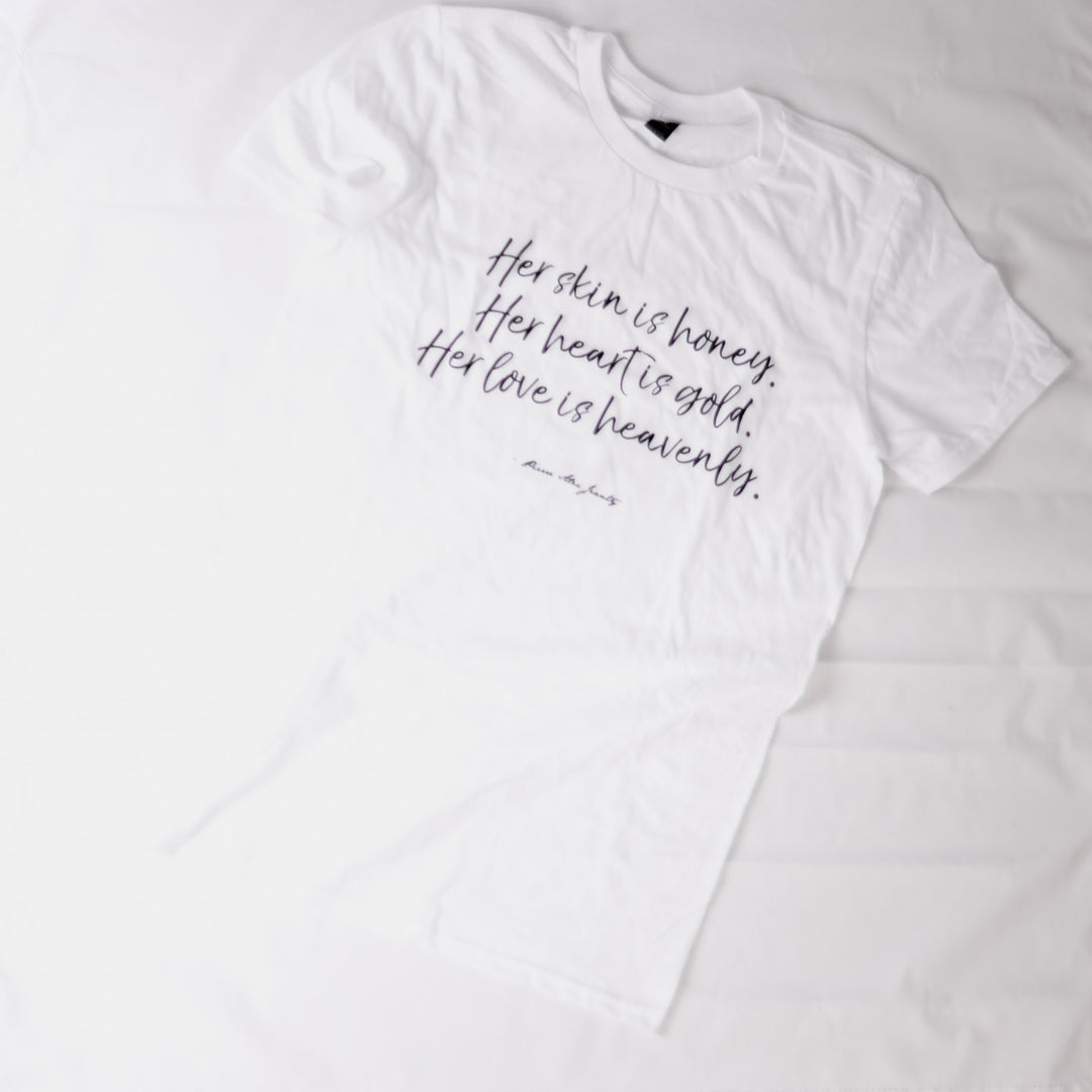 Her Skin Is Honey Women's Short Sleeve Crew Neck T-Shirt