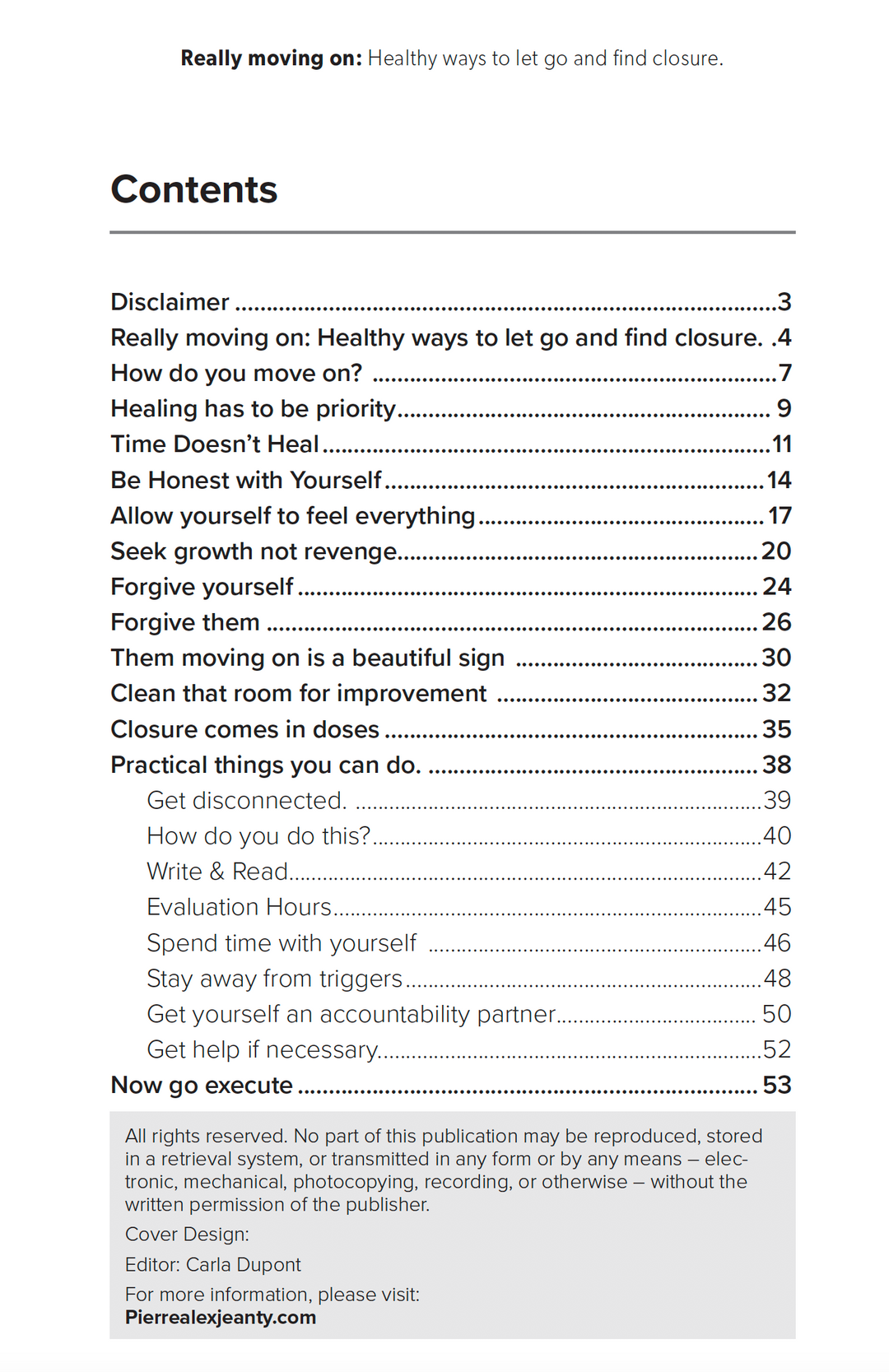 Really Moving On: Healthy Ways To Let Go & Find Closure (eBook)