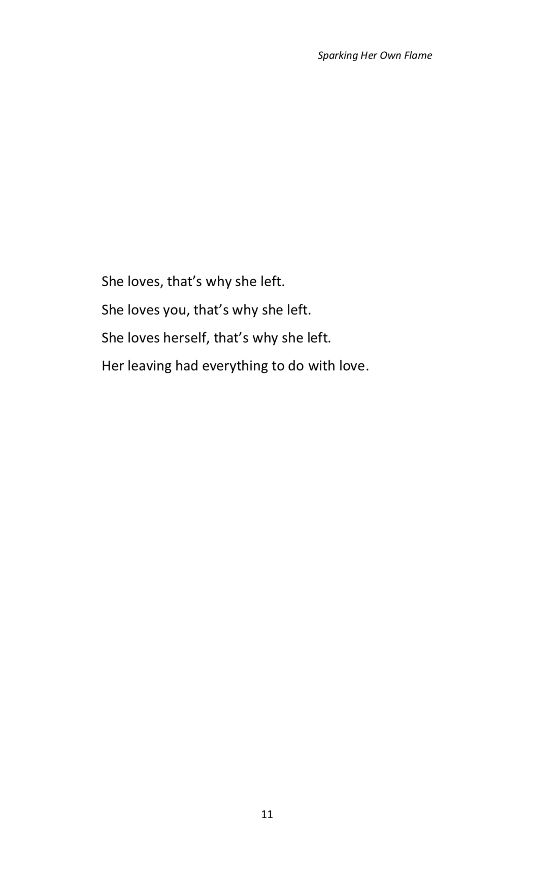 Sparking Her Own Flame (Paperback)