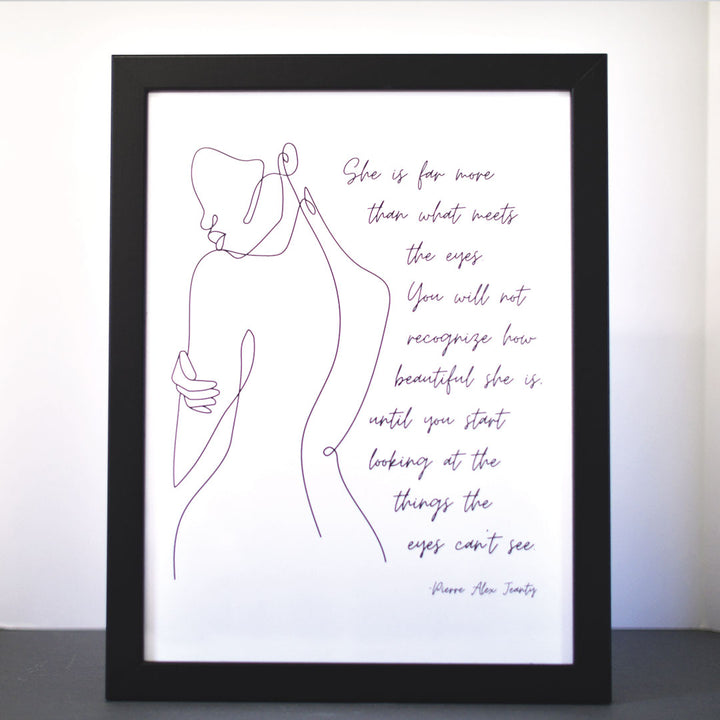 More Than What Meets The Eyes (Frame Print)