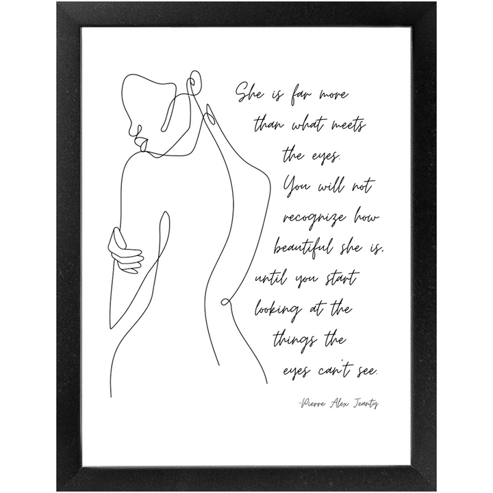 More Than What Meets The Eyes (Frame Print)