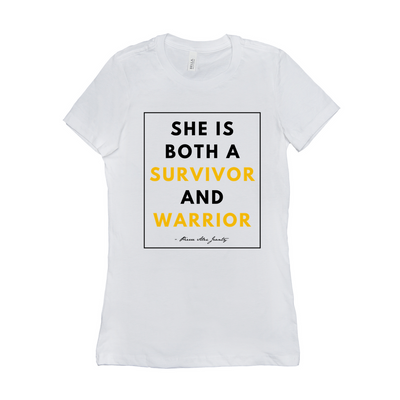 SURVIVOR and WARRIOR (Women's Crewneck T-shirt)