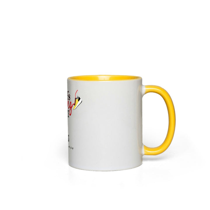 She's Chasing (Accent Mug)