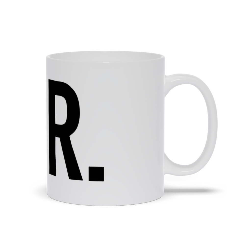 White HER. Mug