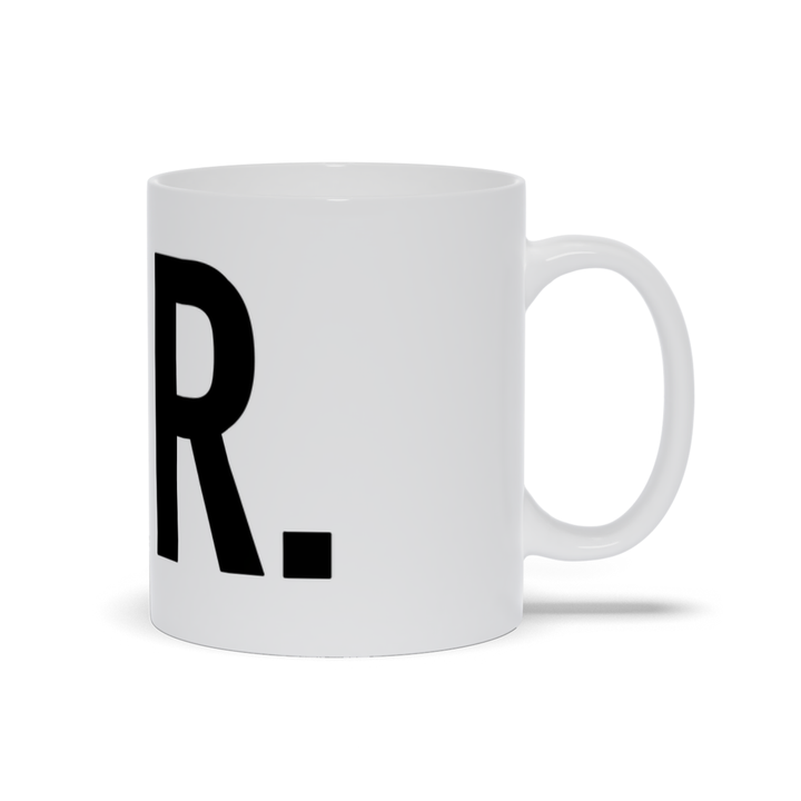 White HER. Mug